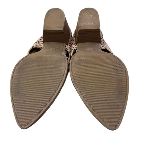 Dolcetta Masa Women's Leopard Heeled Mules 8 - Picture 6 of 6